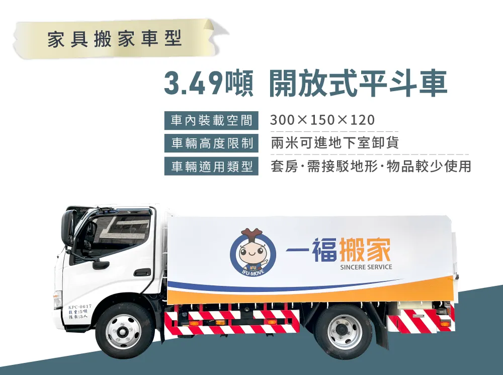 家具搬家車型-家具搬家推薦