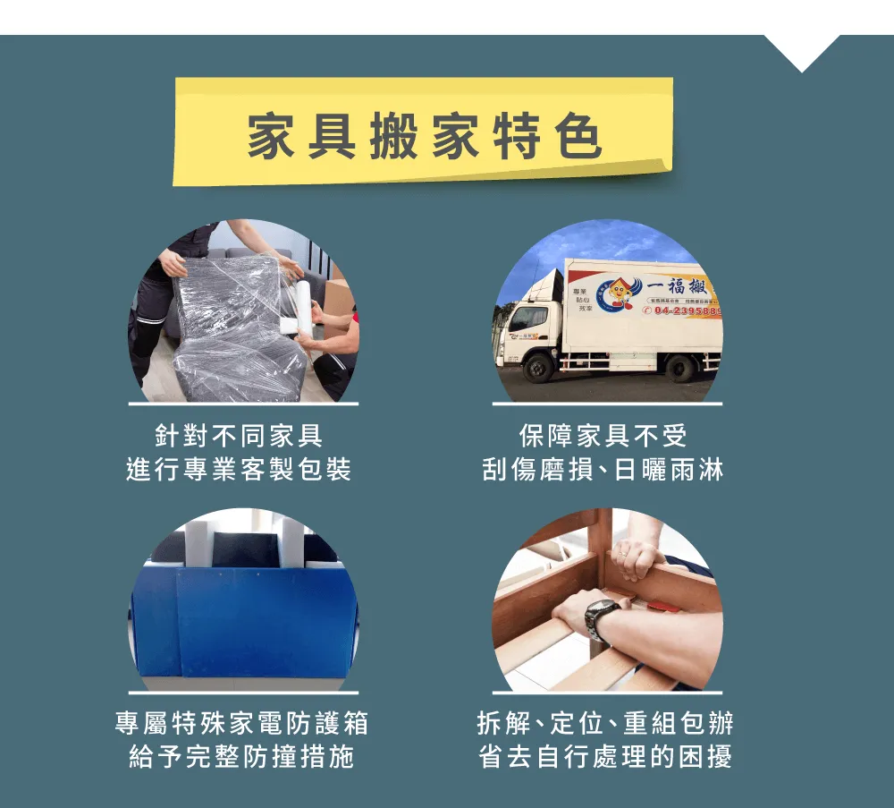 家具搬家特色-彰化搬家公司推薦
