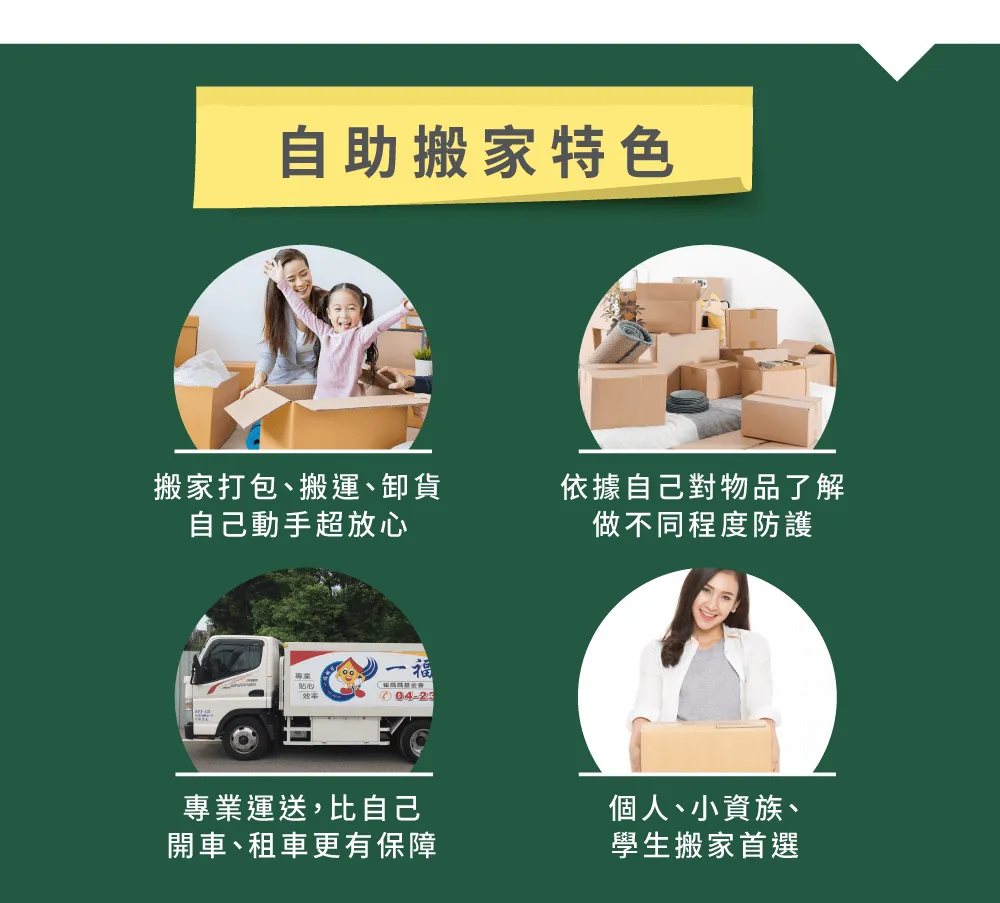 自助搬家特色-彰化自助搬家推薦