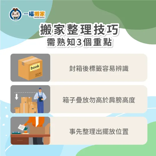 透過3重點來了解搬家整理技巧! 3重點來看搬家整理技巧-搬家如何整理