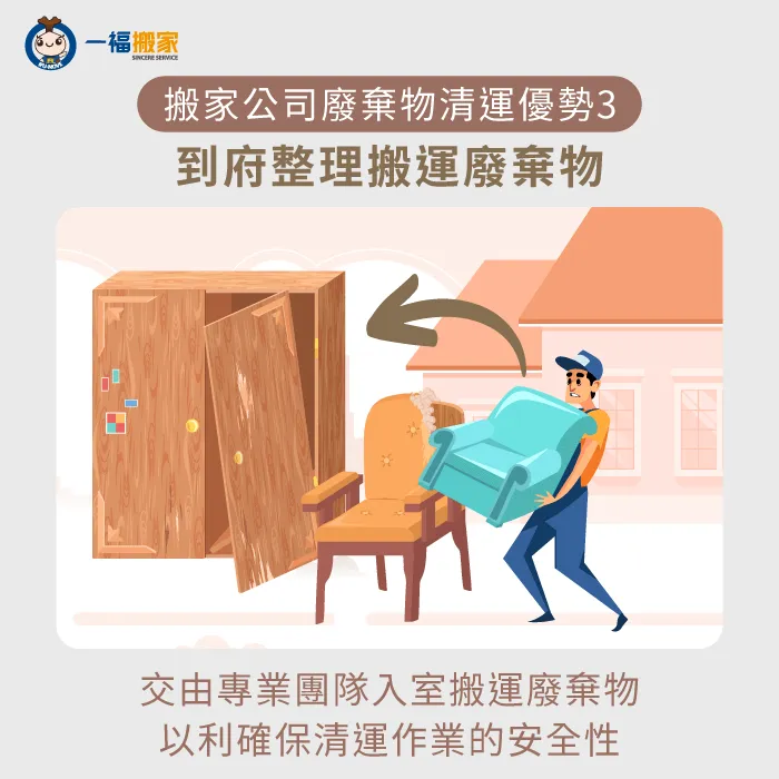 專人到府整理搬運廢棄物-搬家公司垃圾清運