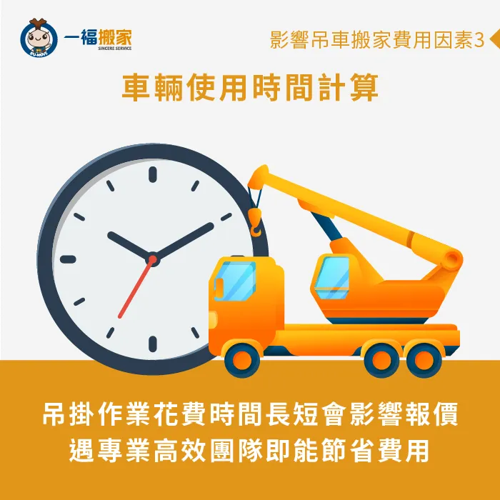 吊車使用時間計算-搬家吊車費用怎麼算
