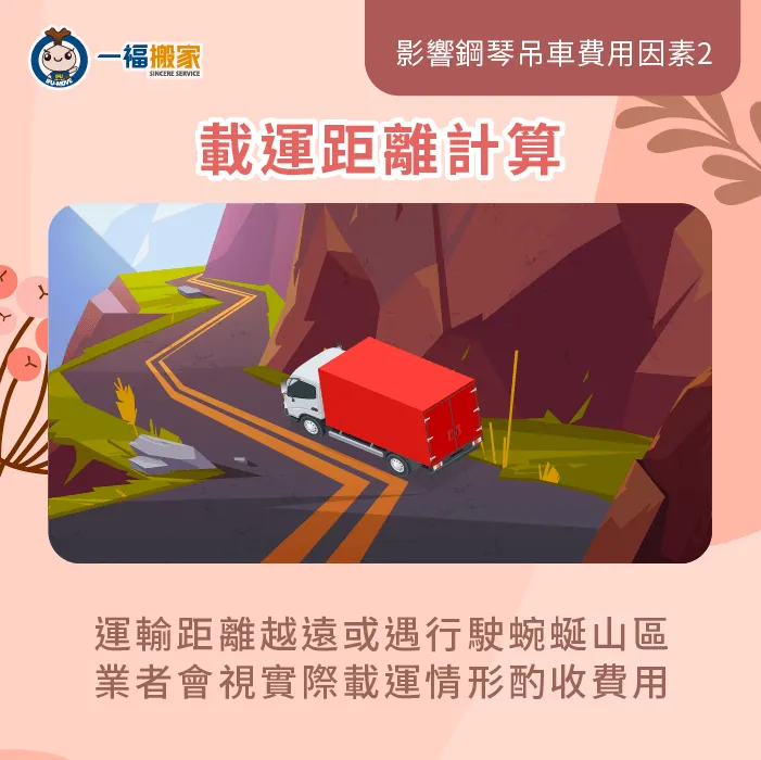 鋼琴吊車載運距離長短-鋼琴吊車費用