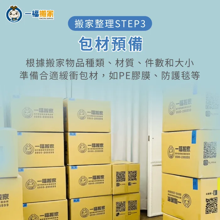 搬家整理包材預備-搬家整理技巧