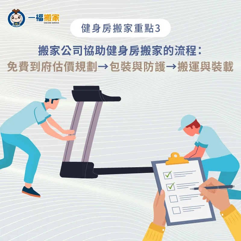 健身房搬家找搬家公司的流程-健身房搬家