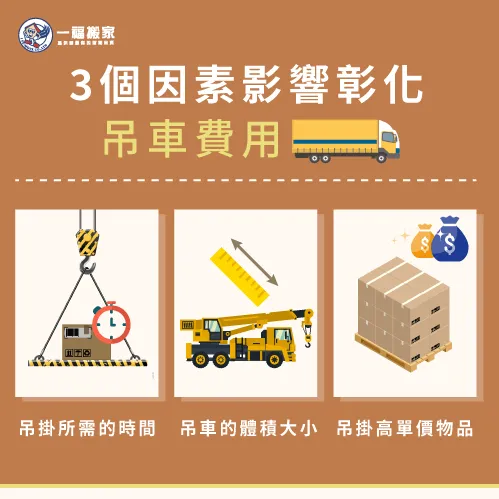 影響彰化吊車費用的因素-彰化搬家公司推薦