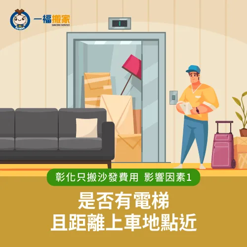 沙發搬運動線與距離-彰化只搬沙發費用