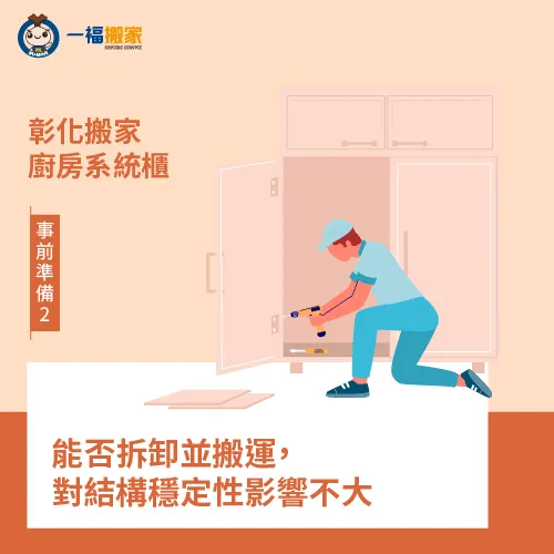 確認廚房系統櫃拆卸的可行性-彰化廚房系統櫃搬移