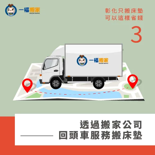 選擇搬家公司的回頭車服務-彰化搬床墊