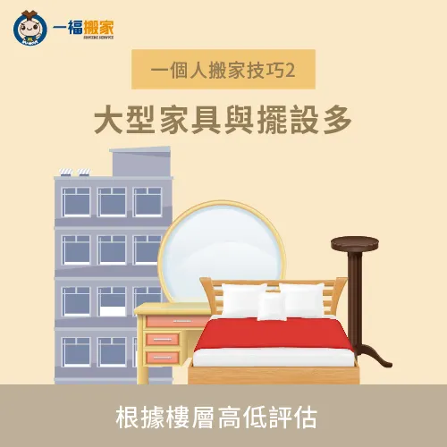 大型家具與擺設的搬家方式-一個人怎麼搬家彰化