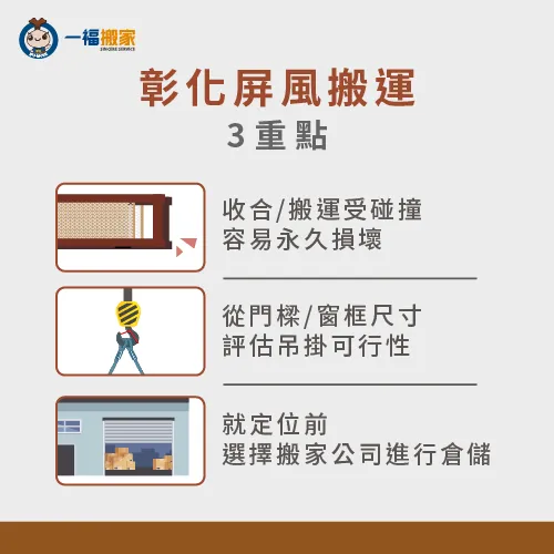 彰化屏風搬運3大重點-屏風 彰化搬運