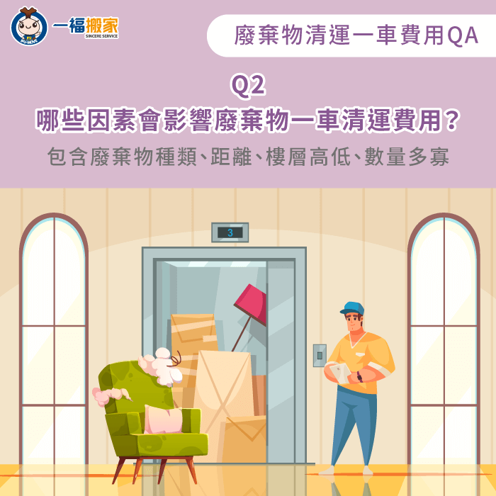廢棄物一車清運費用影響因素-廢棄物清運一車