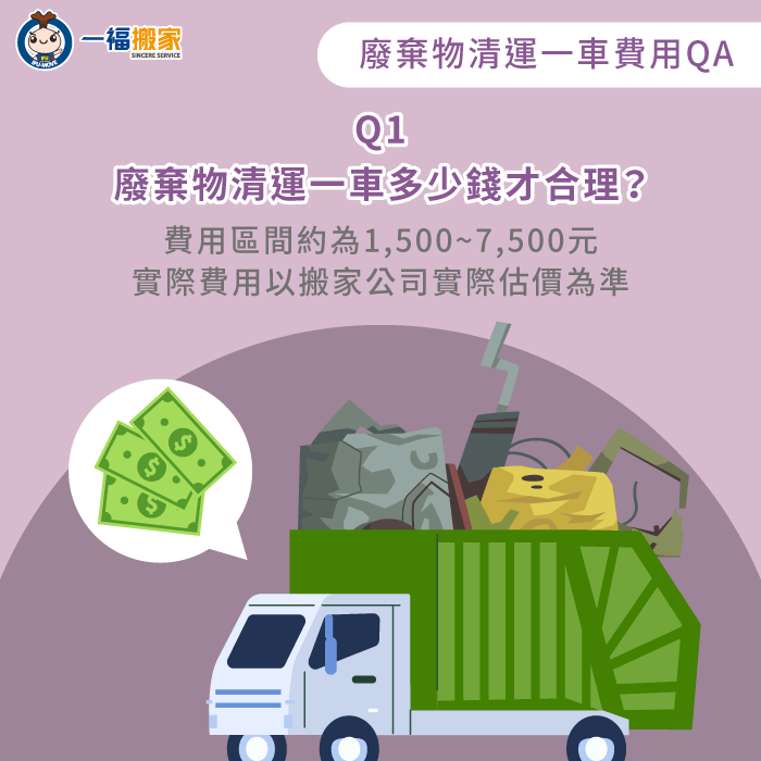 廢棄物清運一車多少錢-廢棄物清運一車