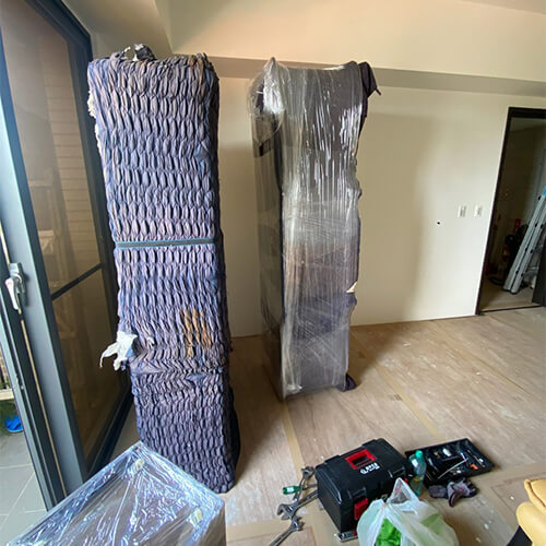 木製電視櫃的包裝方法-台中搬家案例
